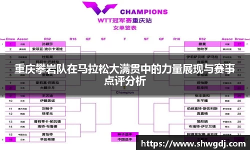 重庆攀岩队在马拉松大满贯中的力量展现与赛事点评分析