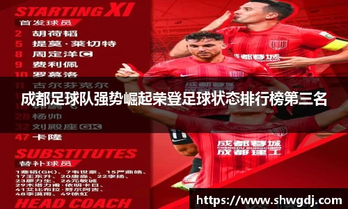 成都足球队强势崛起荣登足球状态排行榜第三名