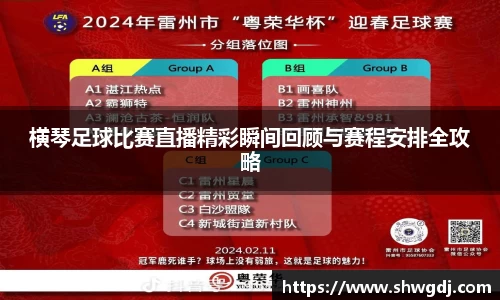 横琴足球比赛直播精彩瞬间回顾与赛程安排全攻略