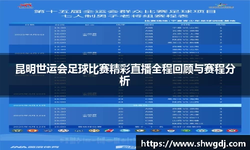 昆明世运会足球比赛精彩直播全程回顾与赛程分析